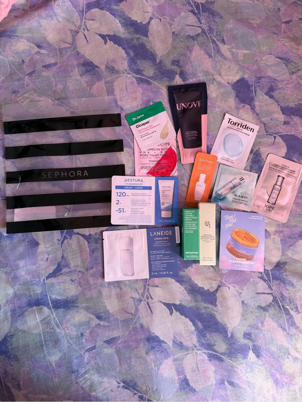 sephora skincare samples